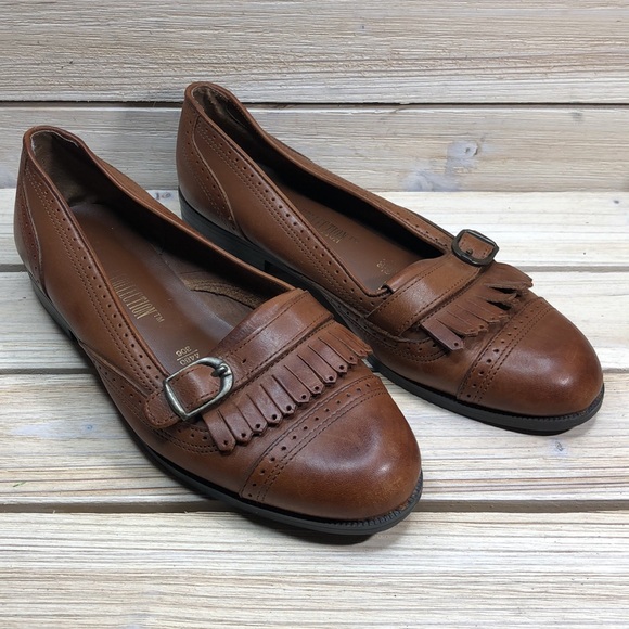 The Leather Collection Loafers - Size 6 1/2 - Picture 5 of 9